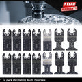 14 Pack Oscillating Multi Tool Saw Blade for Universal Use
