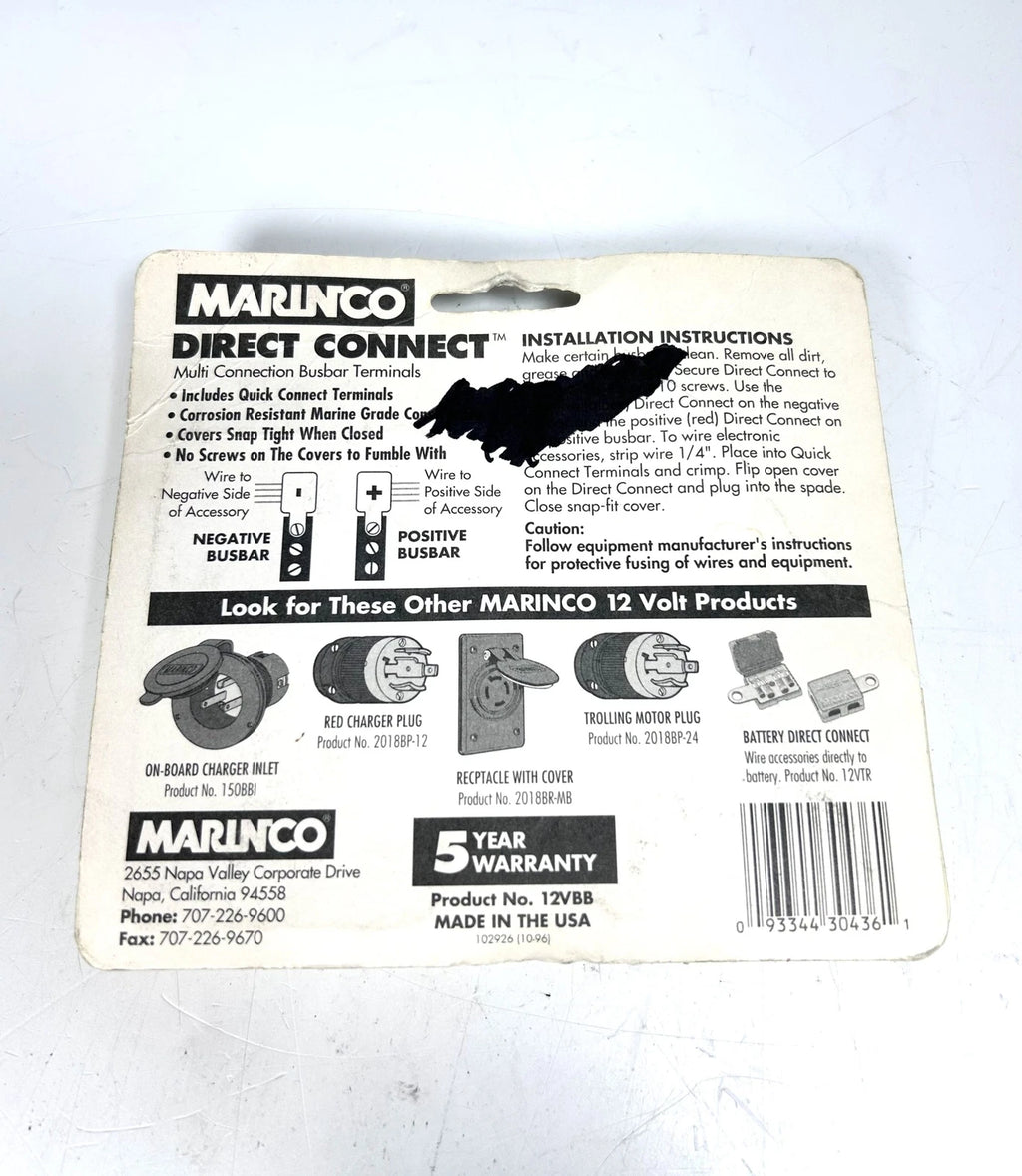 Multi Connection Busbar Terminal for Marinco 12VBB (12V)
