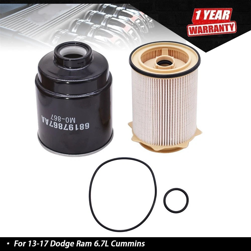Fuel Filter Kit for Dodge Ram 2500 3500 4500 5500 6.7L Diesel (2013–2017)