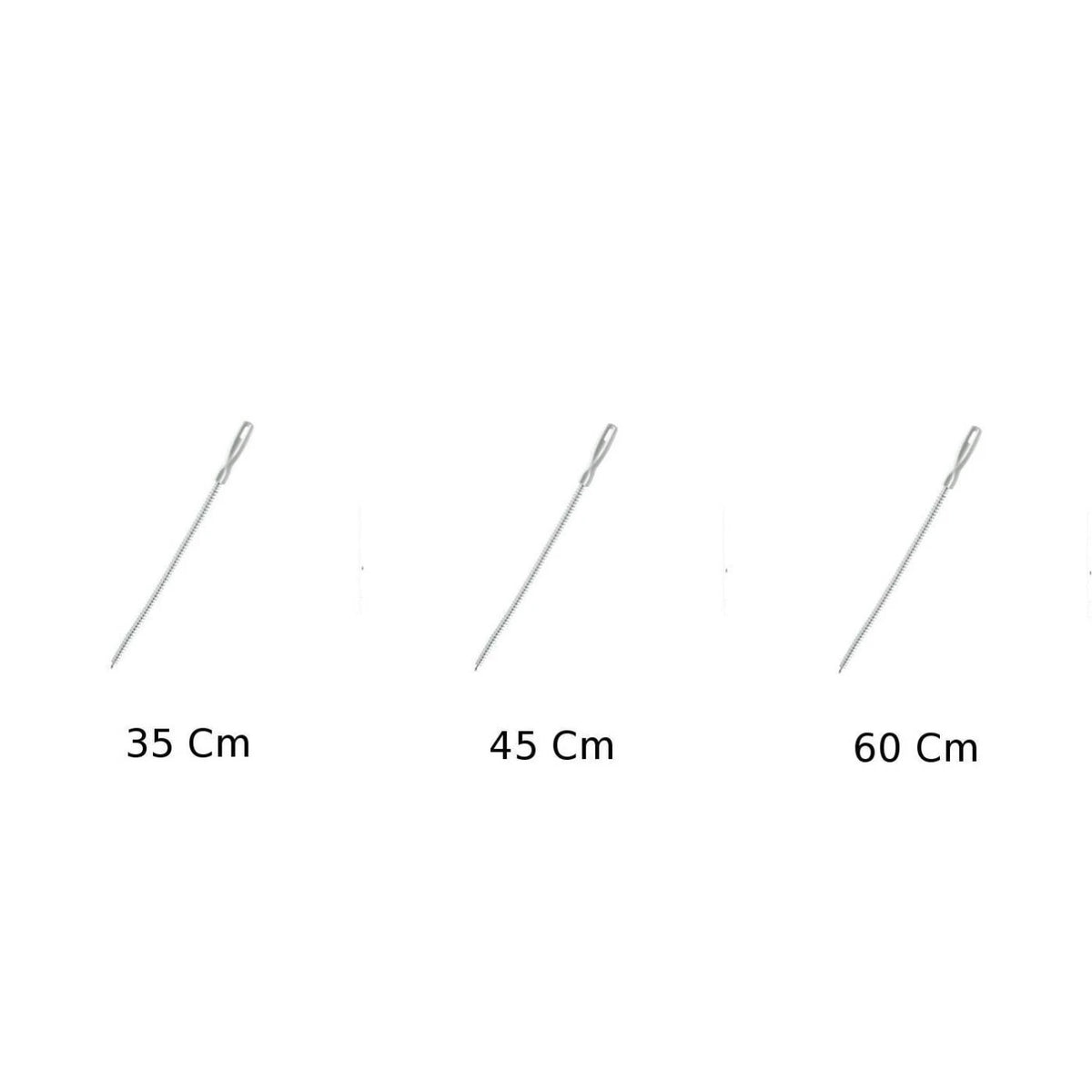 Stainless Steel Pipe Drain Brush Set of 3 (35CM, 45CM, 60CM)