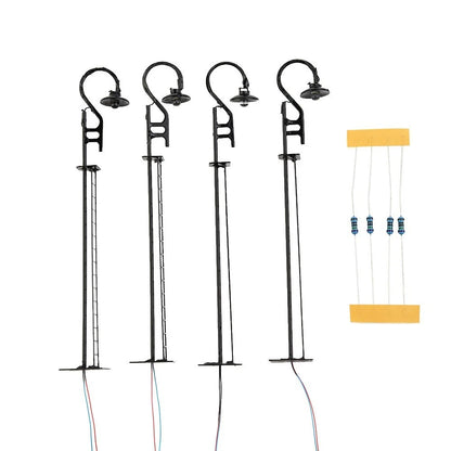 LED Lamps for OO/HO Scale Lamppost Layouts (Warm White)