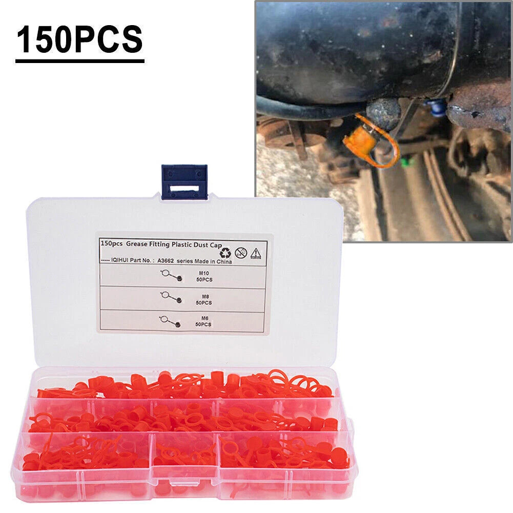 150 Pcs Brake Bleeder Screw Caps for Universal Applications
