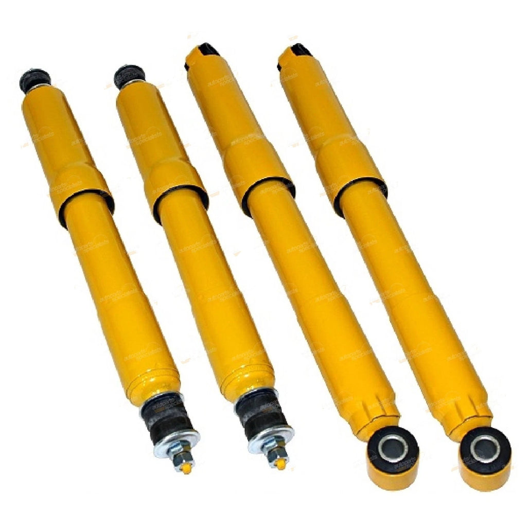 Front & Rear Shock Absorbers + Steering Damper for Patrol GU (1997–2016)