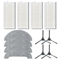 Replacement Kit with Side Brushes, HEPA Filters, Mop Cloths for ABIR K30