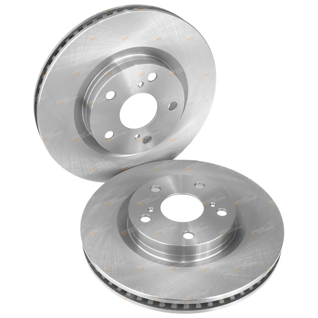 Front Disc Brake Rotors & Bendix GCT Pads for RAV4 (2005–2019)