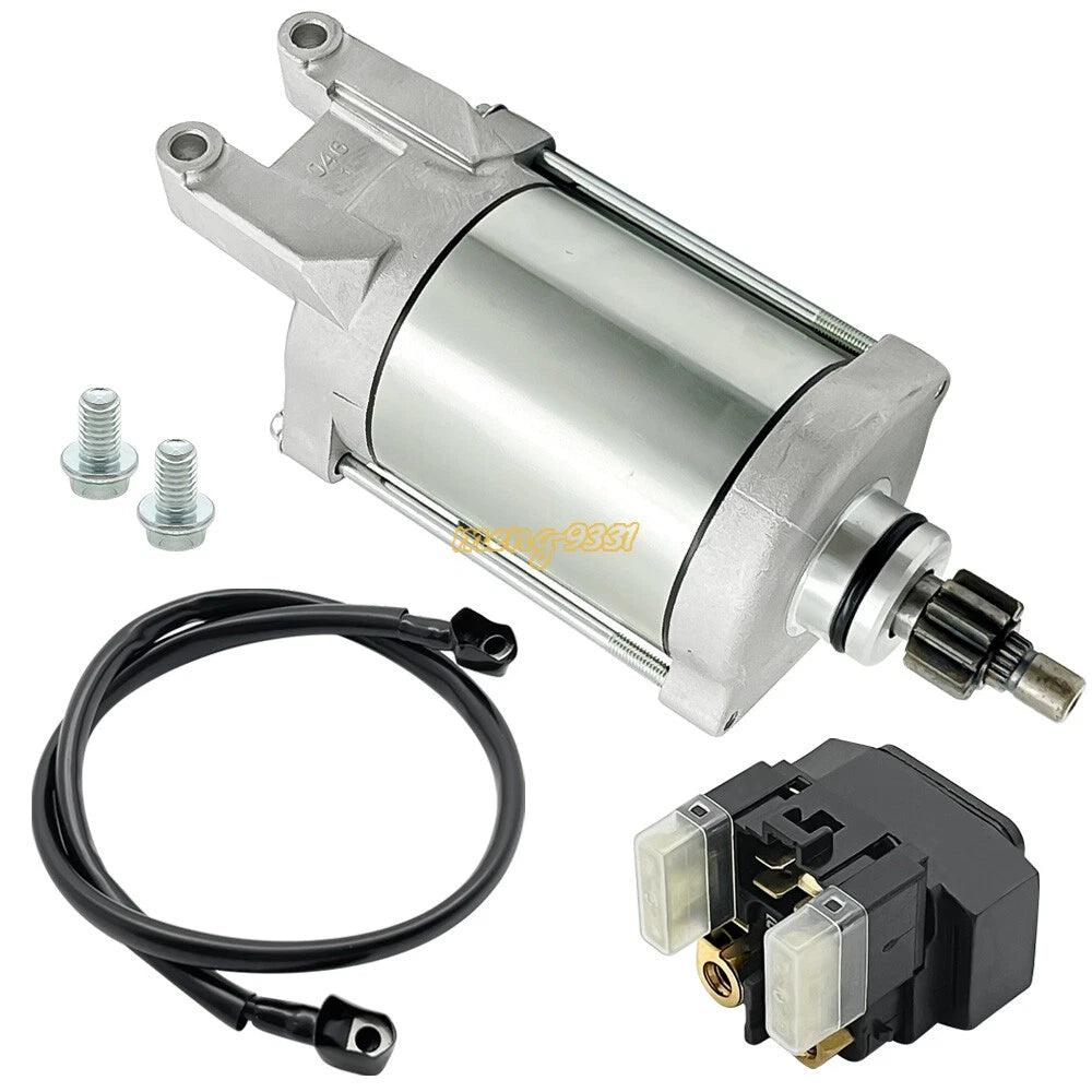 Starter Motor & Relay & Wire for Yamaha Raptor 660 YFM660R (2001–2005)