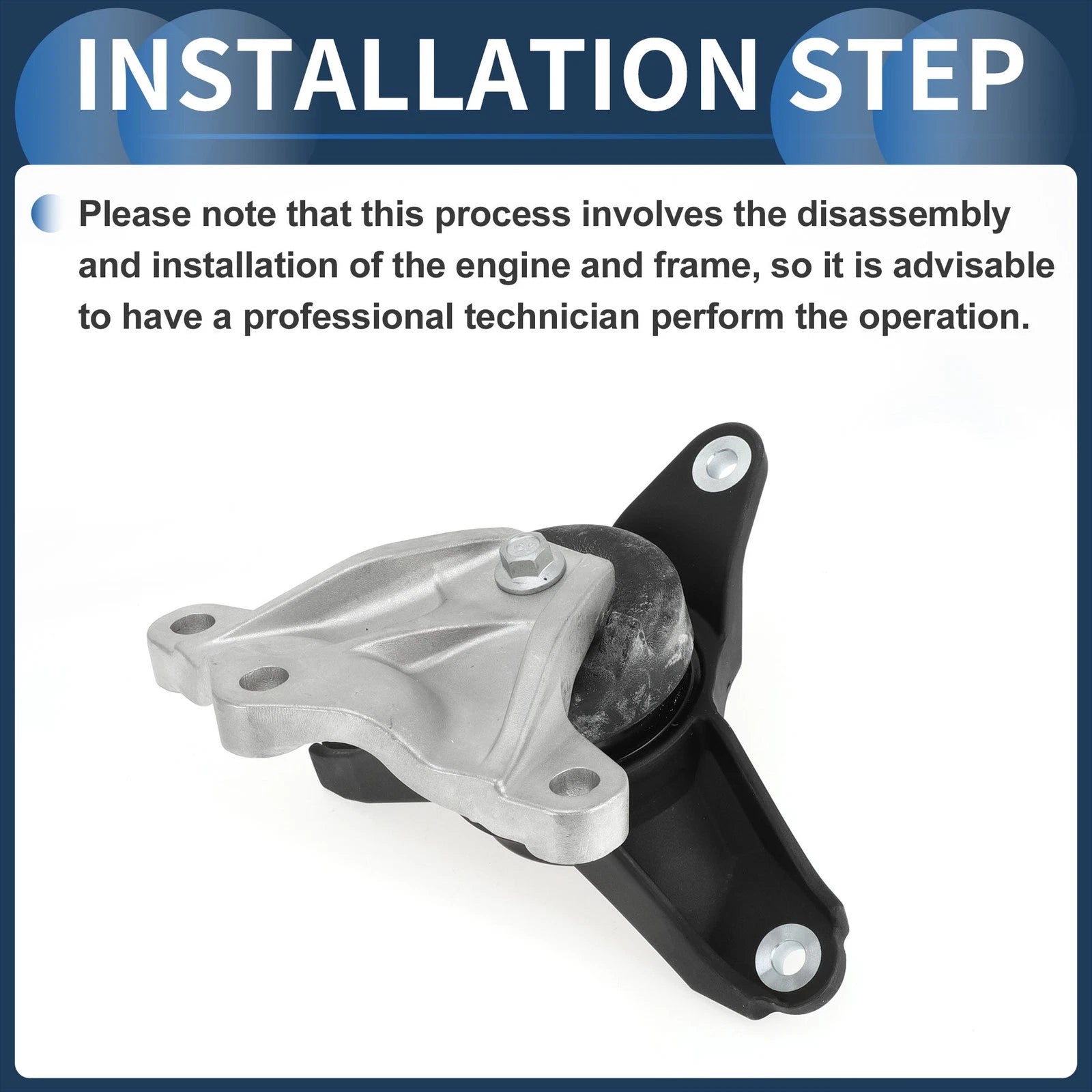 Transmission Motor Mount Replacement for Honda Accord 9th Gen CR6 (2013–2017)