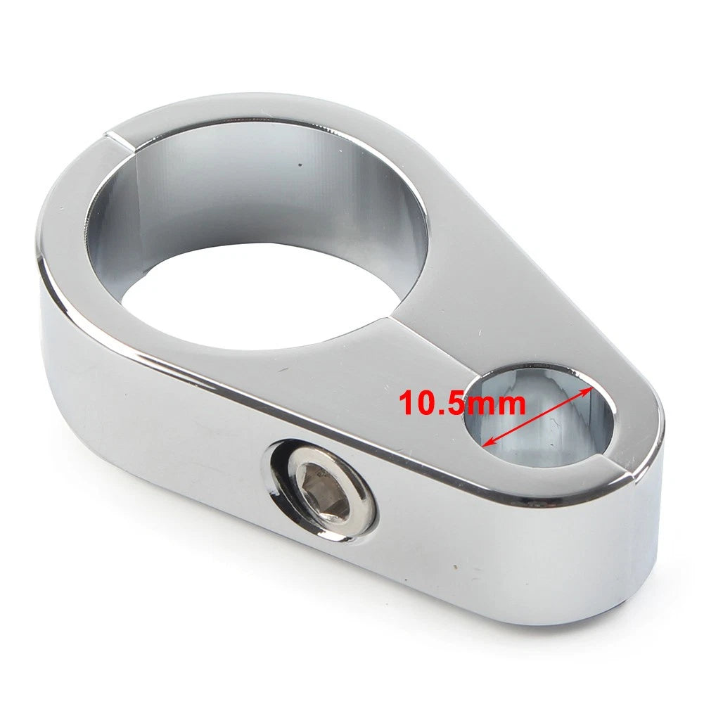 Brake Clutch Cable Wire Clamp Clip for Harley Motorcycle (1" Handlebar)