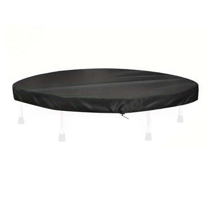 Protective Round Cover for Outdoor Use with Adjustable Straps