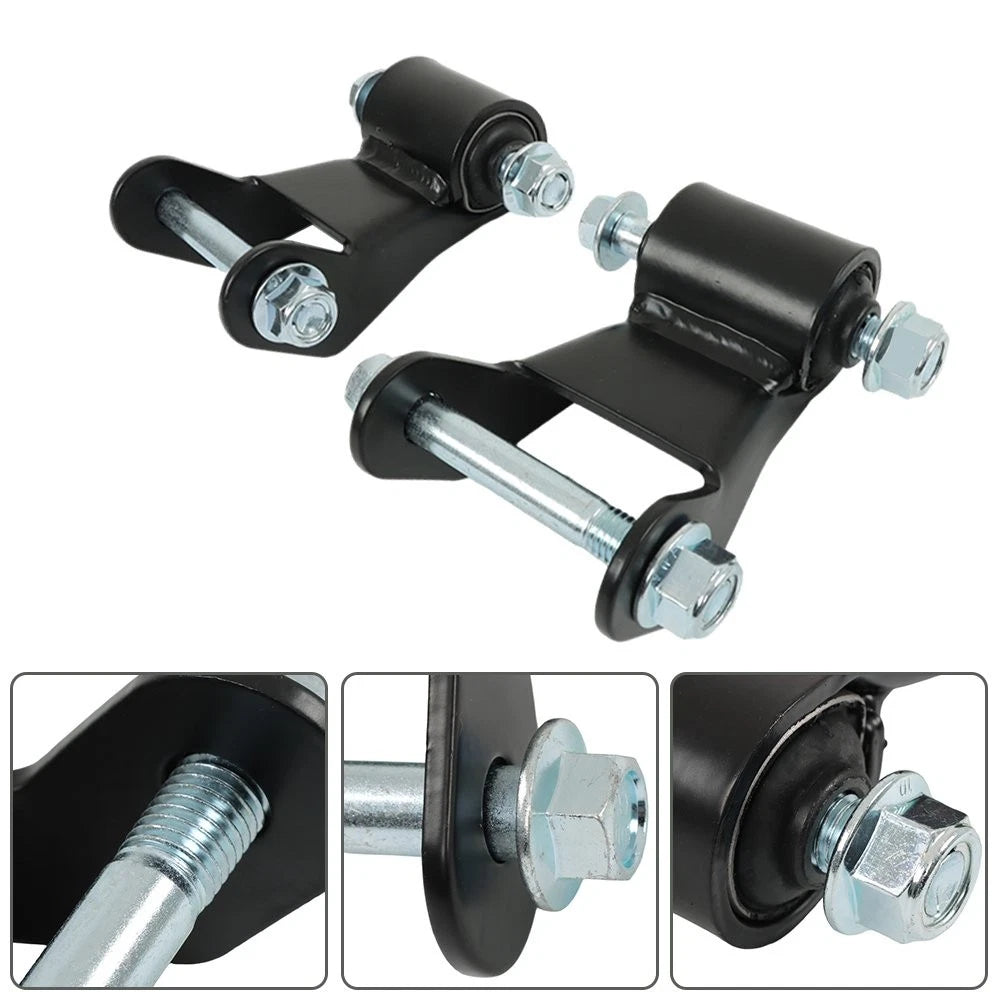 Rear Leaf Spring Hanger Bracket Shackle Kit for Chevrolet GMC (1999–2013)
