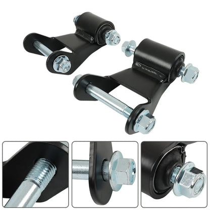 Rear Leaf Spring Hanger Bracket Shackle Kit for Chevrolet GMC (1999–2013)