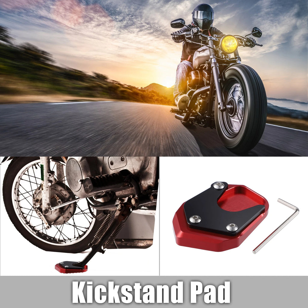Aluminum Alloy Kickstand Pad Replacement Set for Honda CB125R (2018–2021)