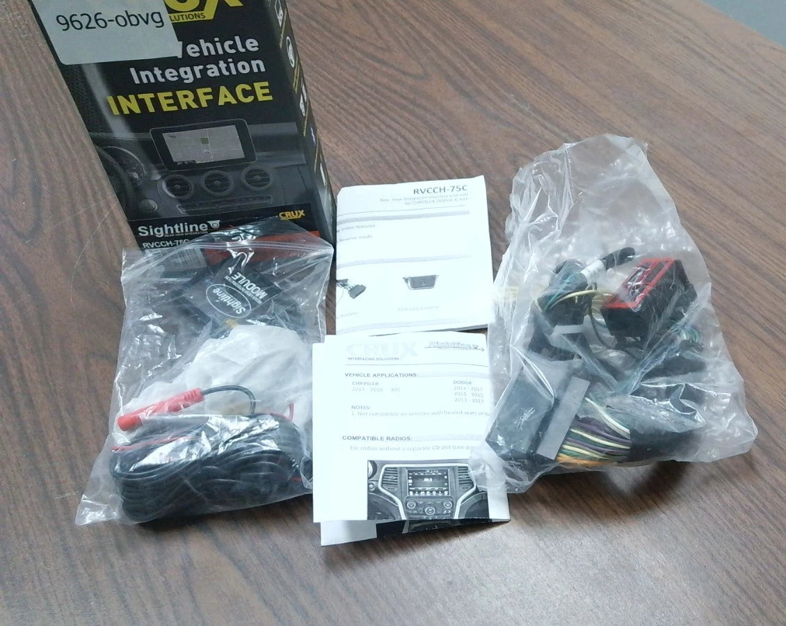 Backup Camera Integration System for Crux RVCCH-75C