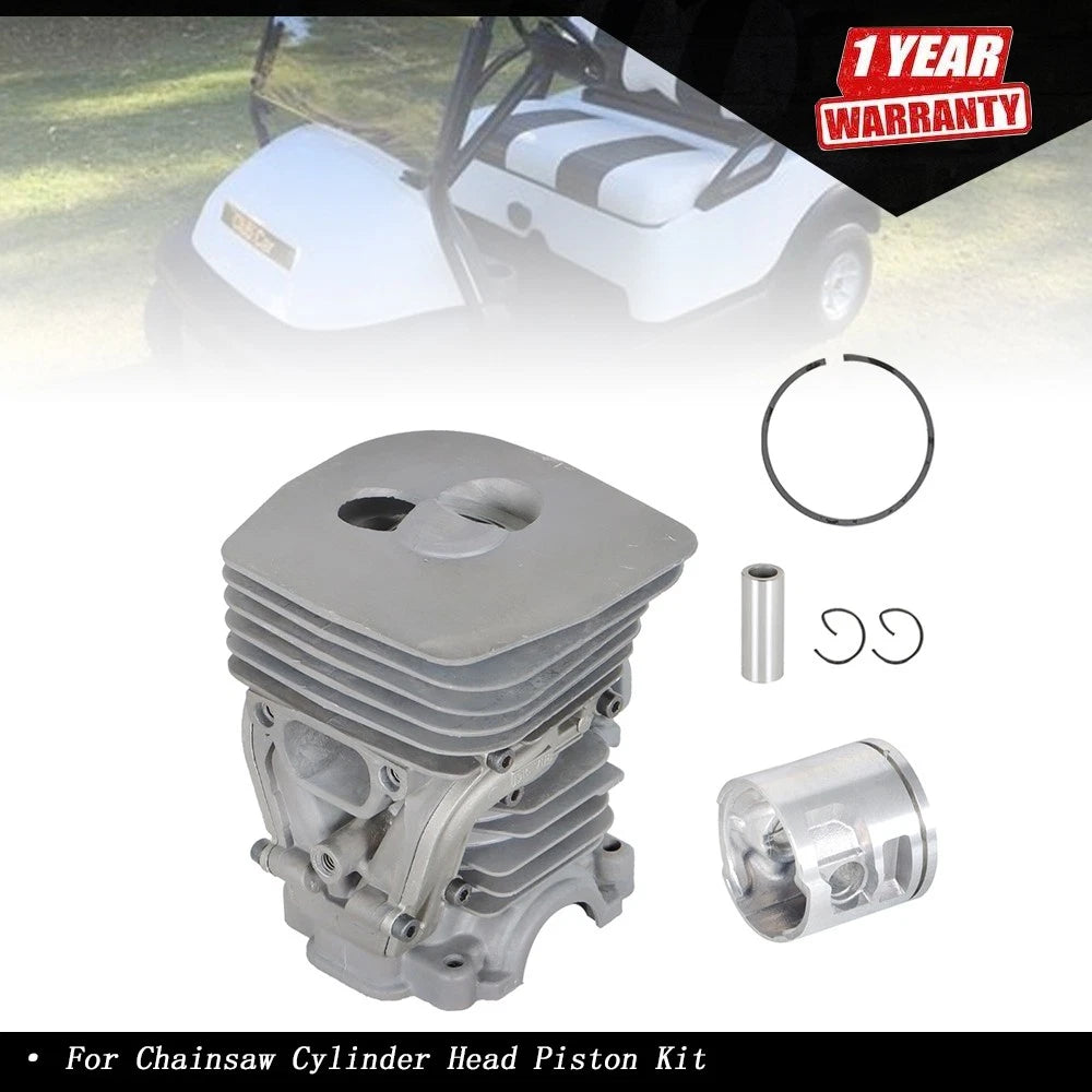 Cylinder Head Piston Kit 47MM for Husqvarna 460 455 455E Rancher