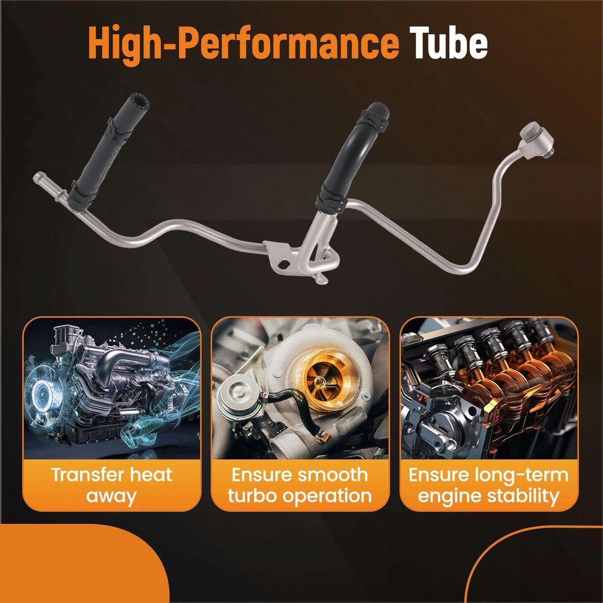 Turbocharger Coolant Return Line for Chevy Malibu 1.5L (2016–2024)