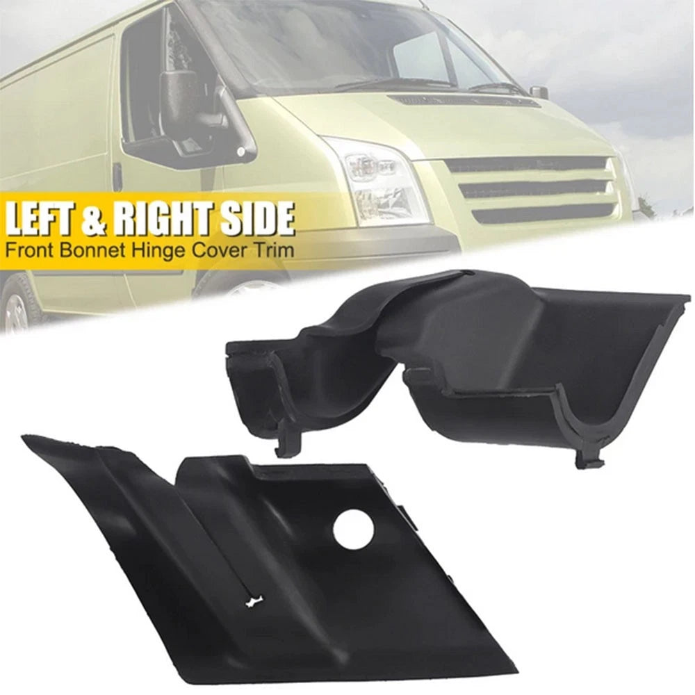 2X Front Bonnet Hinge Cover Trim 1433665 1433666 for Ford Transit MK7 (2006–2013)