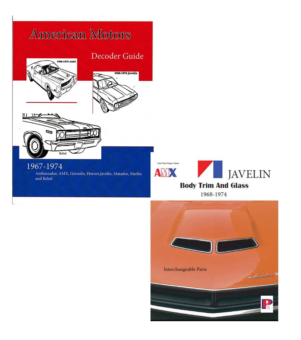 Decoder Guide Set of 2 for American Motors AMX Javelin (1967–1974)
