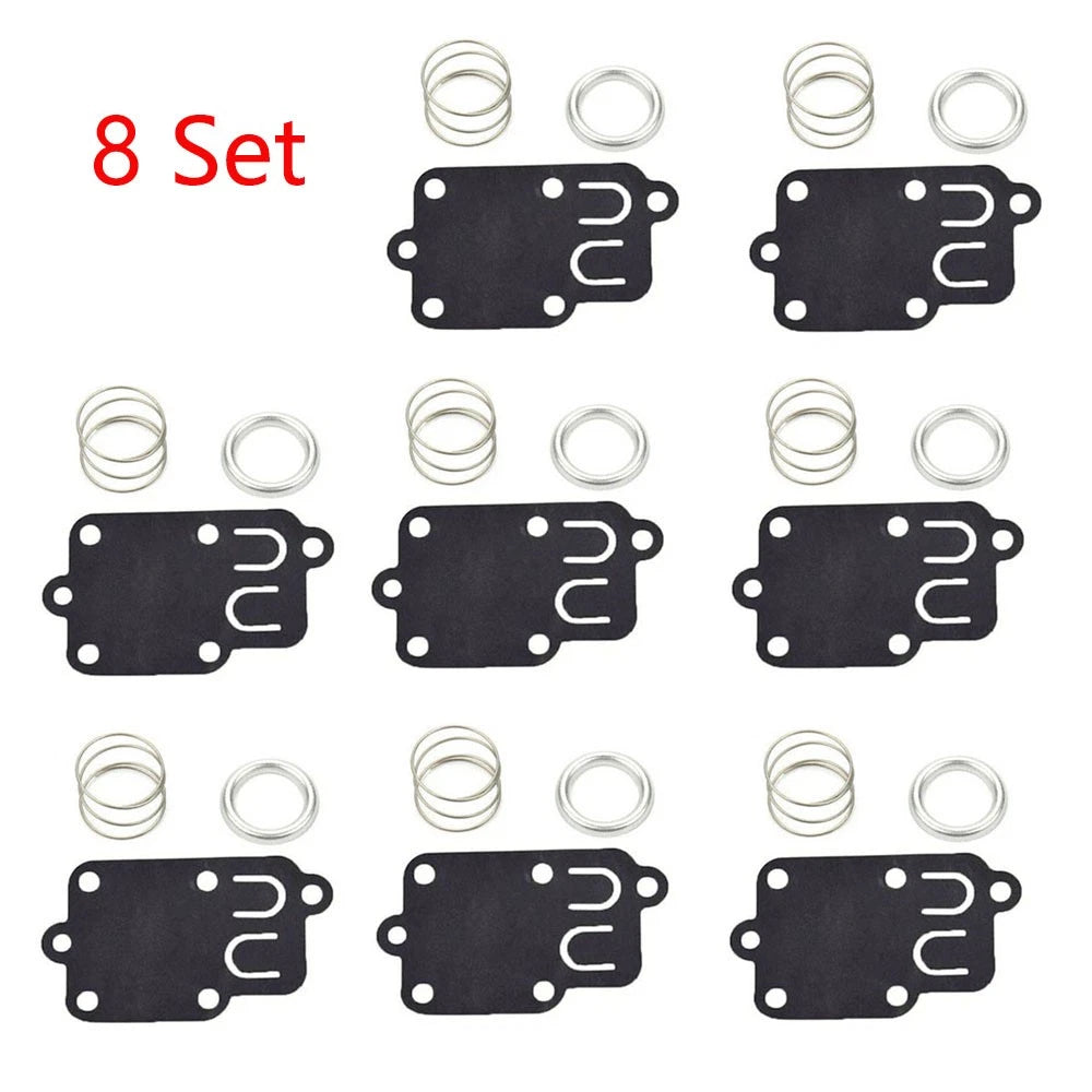 8 Set Carburetor Carb Diaphragm Kit Replace For B&Stratton 270026 272538 272538S
