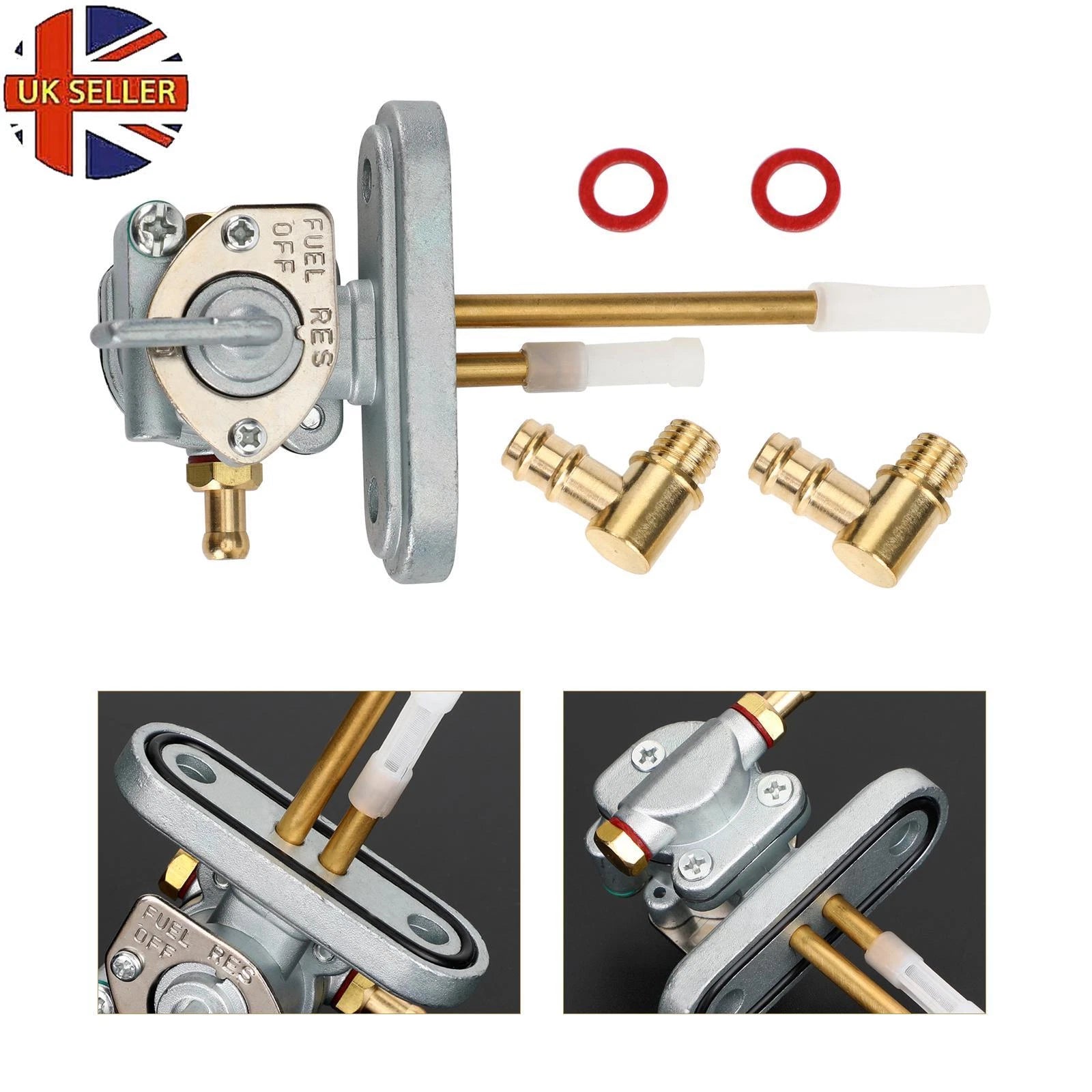 Gas Tank Fuel Cock Valve Petcock for Yamaha XS650 XS750 XS850 XS1100 (1970–1983)