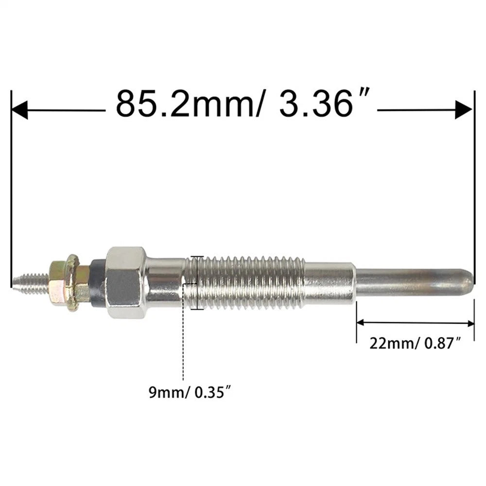 3X Glow Plug 32A66-03102 32A66-03101 32A66-03100 for Mitsubishi S4S S3L S3L2