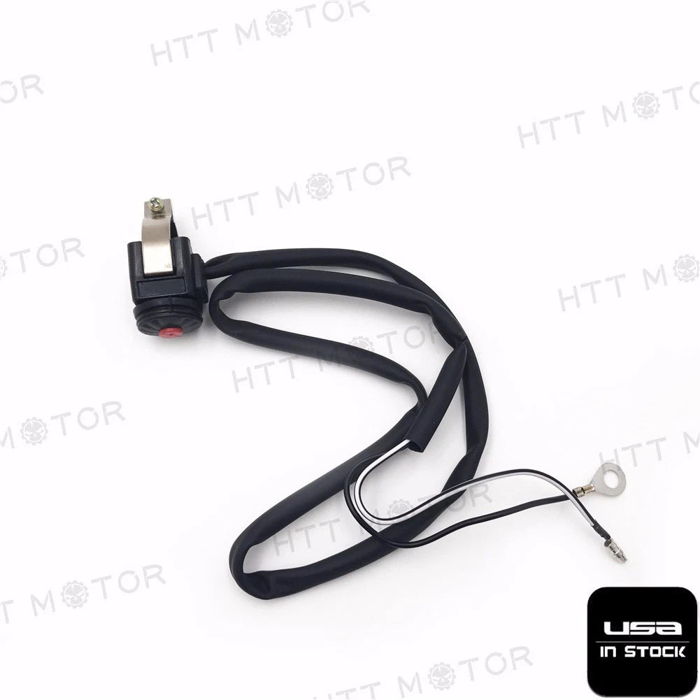 Kill Stop Handlebar Control Switch Horn Button for Motorcycle Quad ATV (N/A)