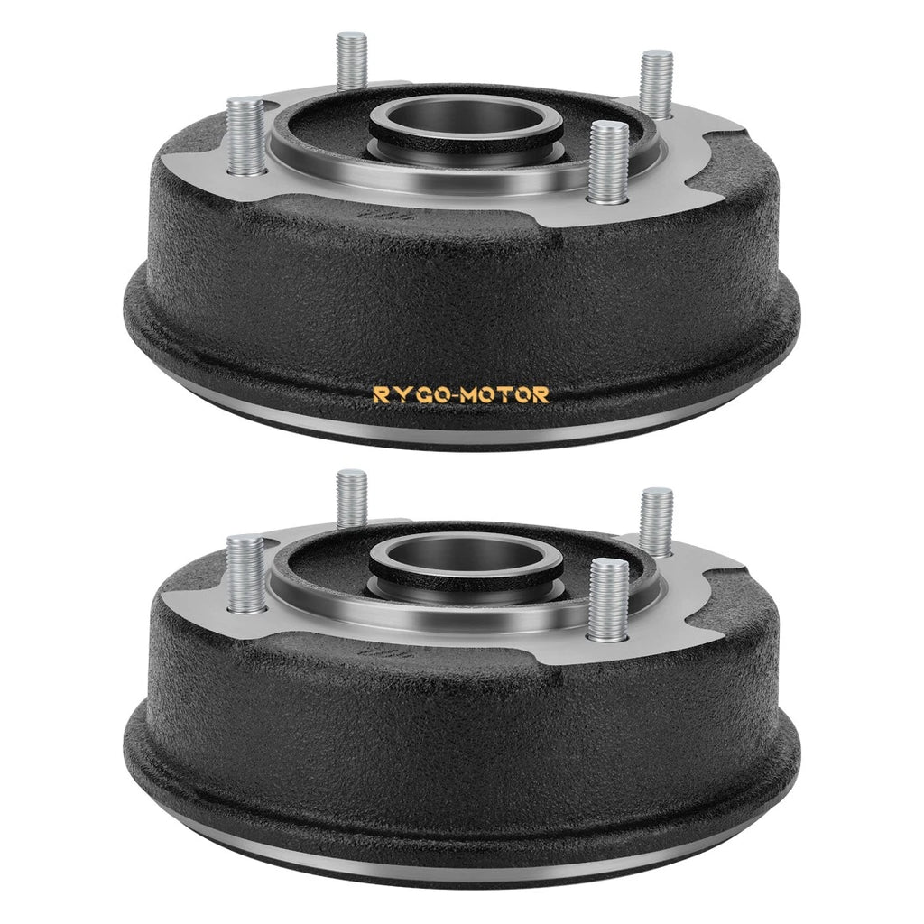 2X Front Brake Drum W/Bolts for Kawasaki Mule 500 550 (KAF300) 41038-1238