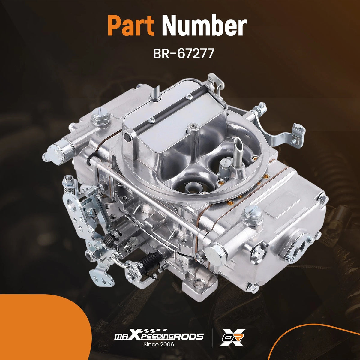Carburetor 4 Barrel for BR-67277 650 CFM Manual Choke