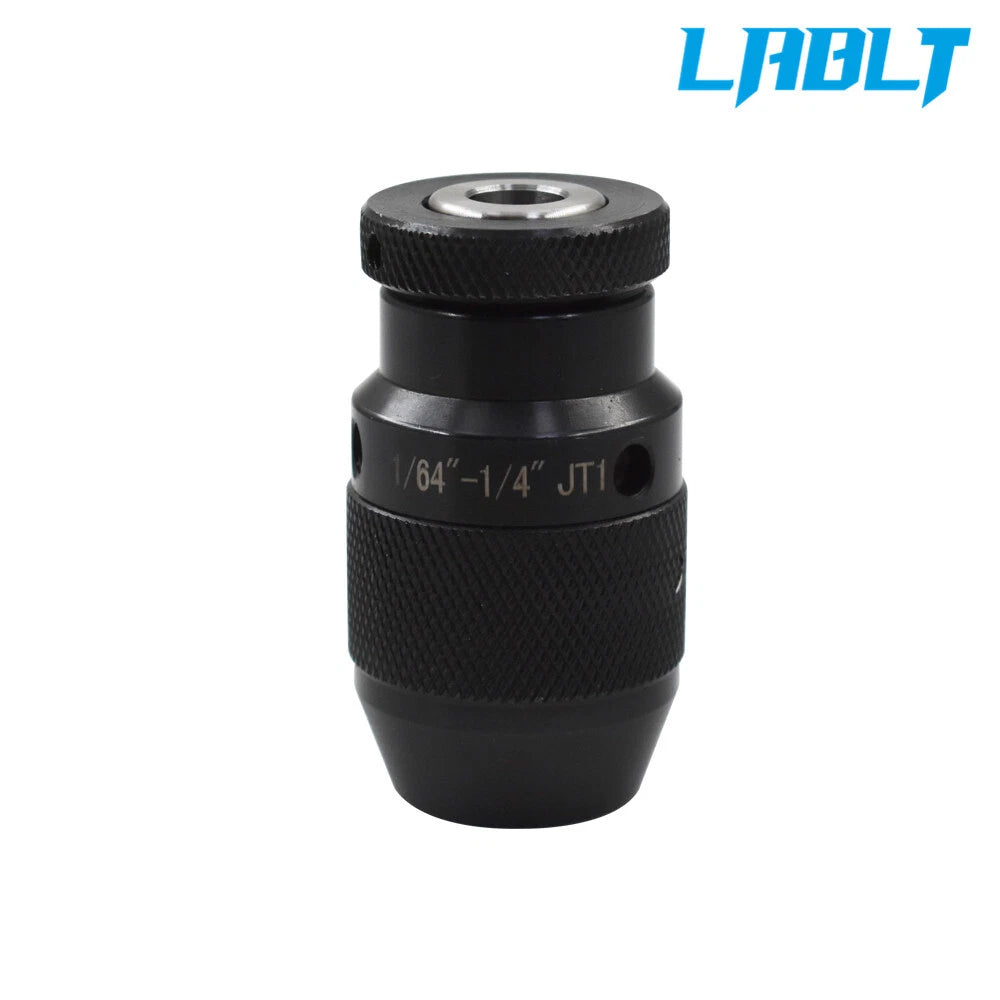 Keyless Drill Chuck JT1 for CNC Machines (1/64-1/4")