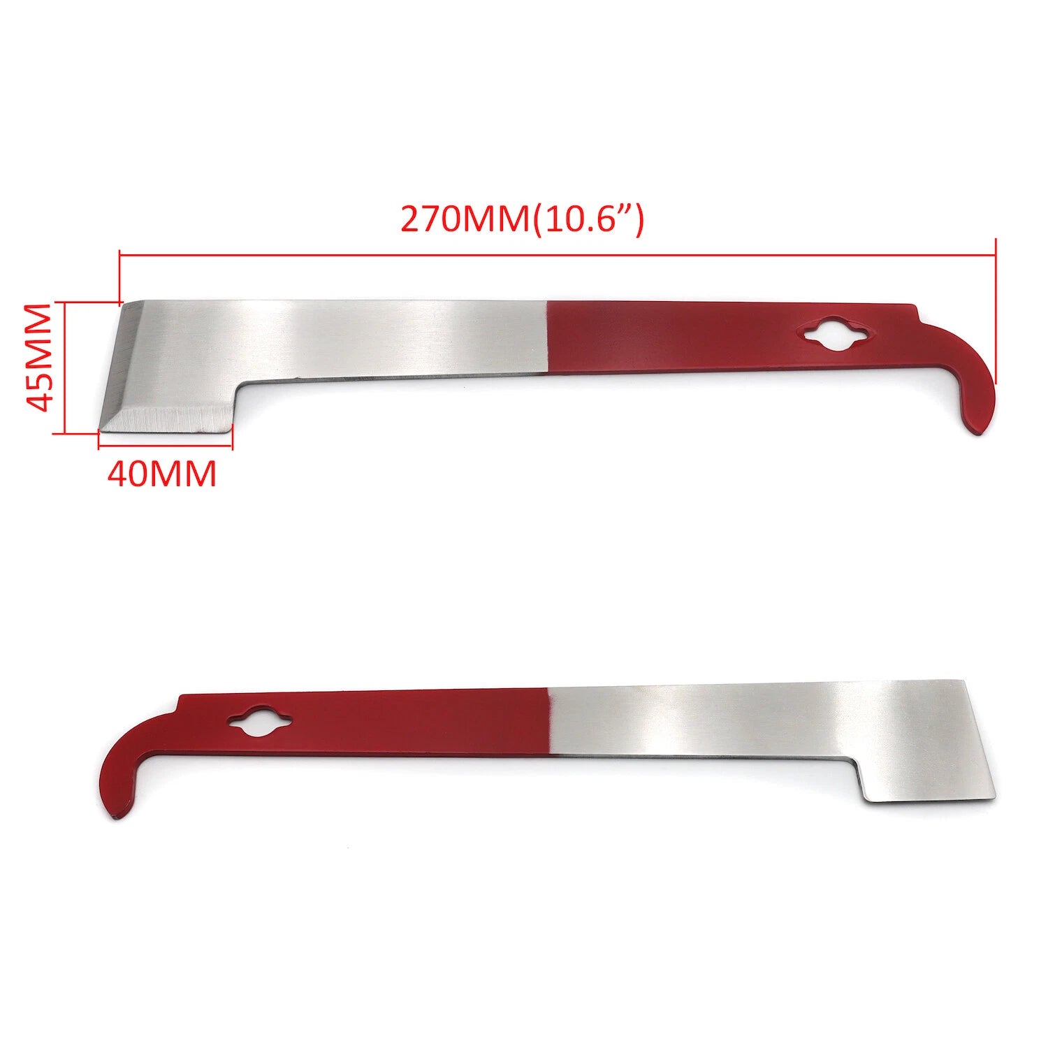 Bee Hive Tool Set of 2 Stainless Steel Scraper J Hook Frame Lifter