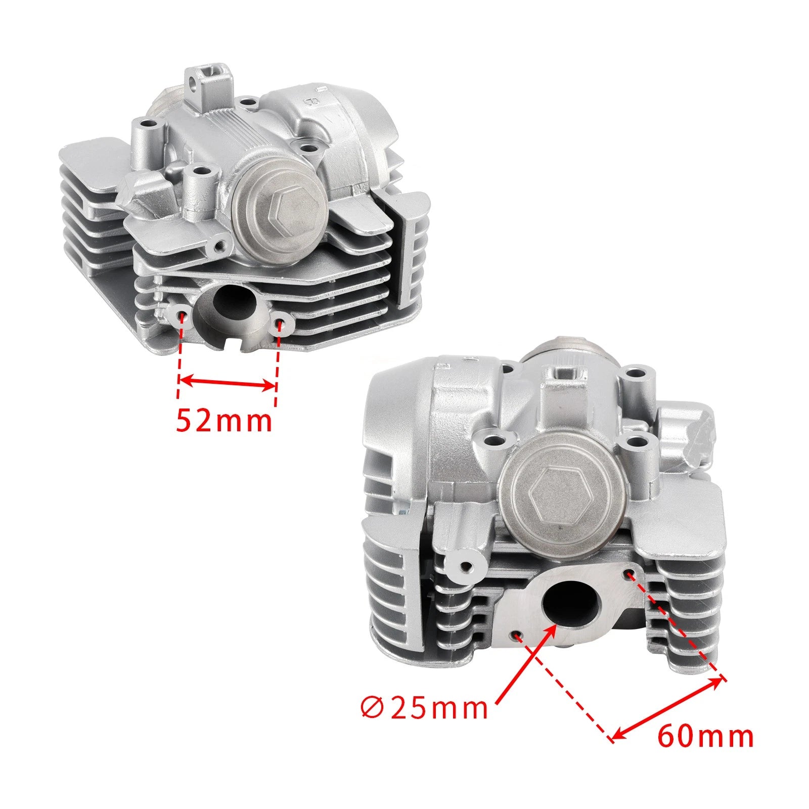 Engine Cylinder Head Assy for Yamaha XT125R XT125X TT-R 125 TTR125 YBR125 (2005–2023)