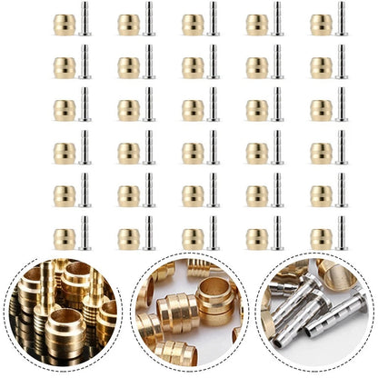 Bicycle Brake Olive and Brass Insert Kit 30pcs for BH90 M675 M9000 Systems