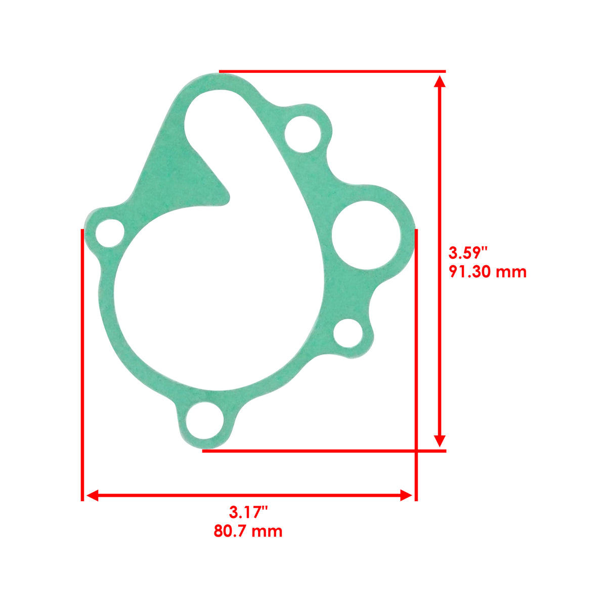 Water Pump Cover Gasket for Honda 19229-Ha2-306 (2003–2012)