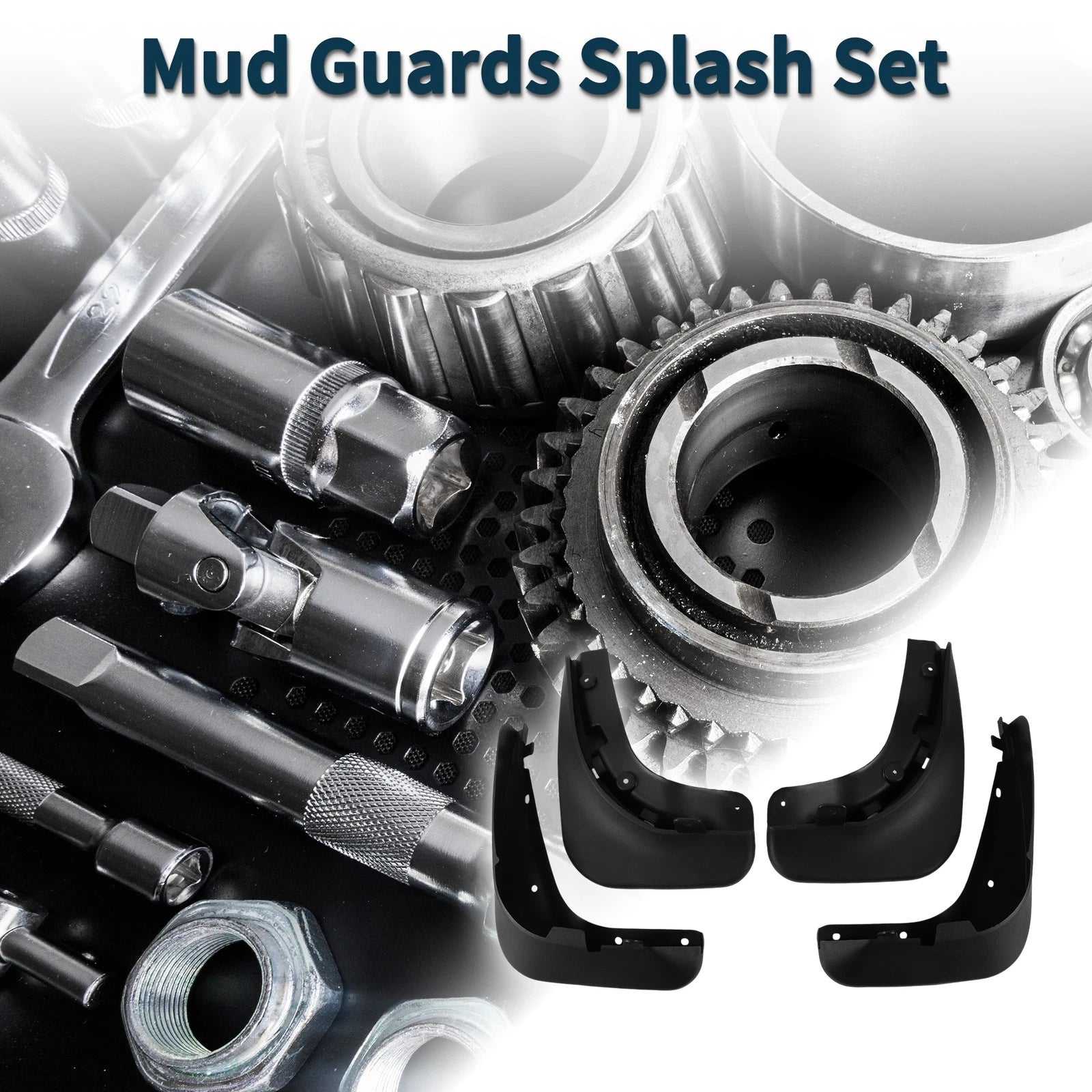 Mud Flaps Splash Guards 1 Set for Volkswagen Golf Wagon MK6 (2008–2015)