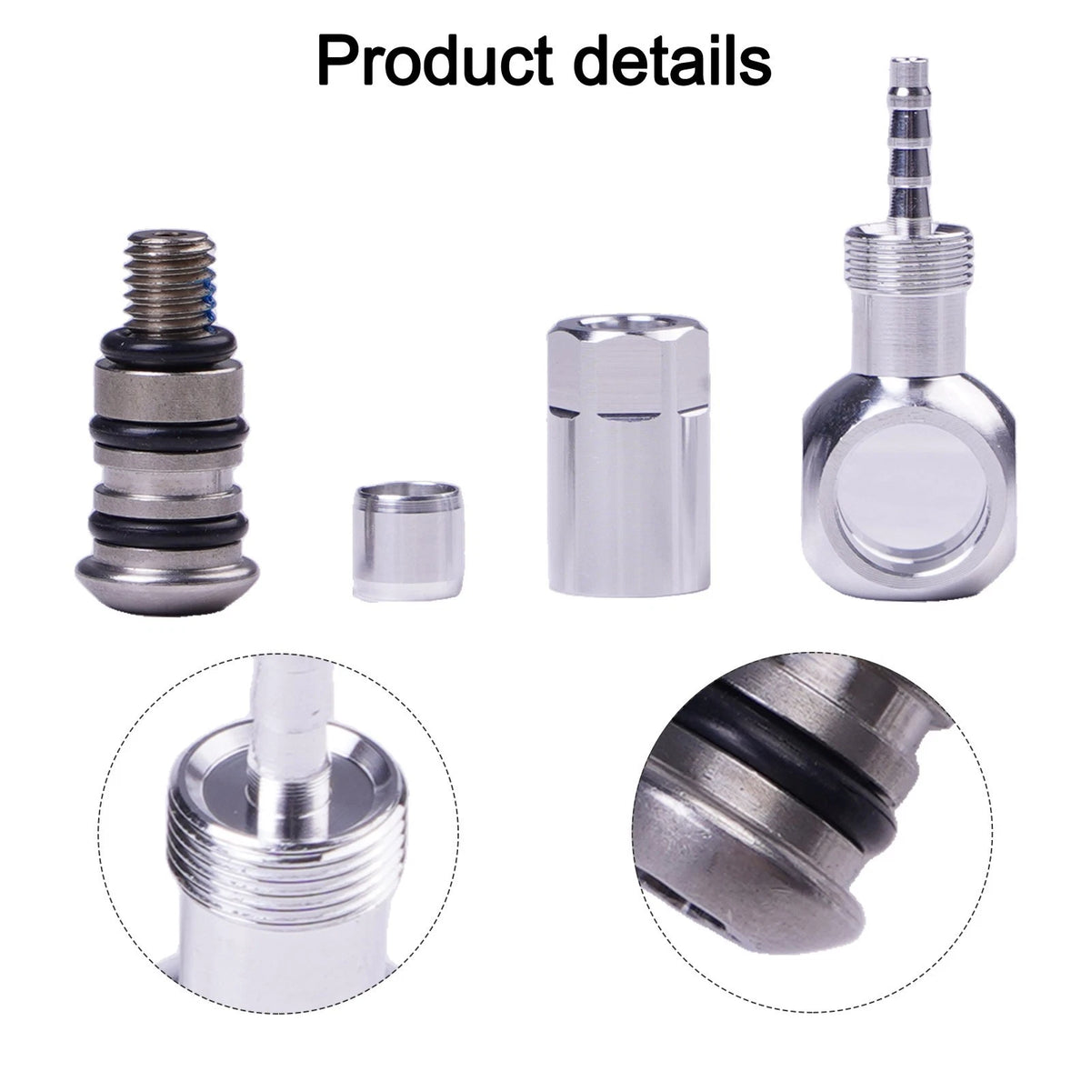 Aluminium Banjo Fitting with M5 Bolt for XOD Disc Brakes