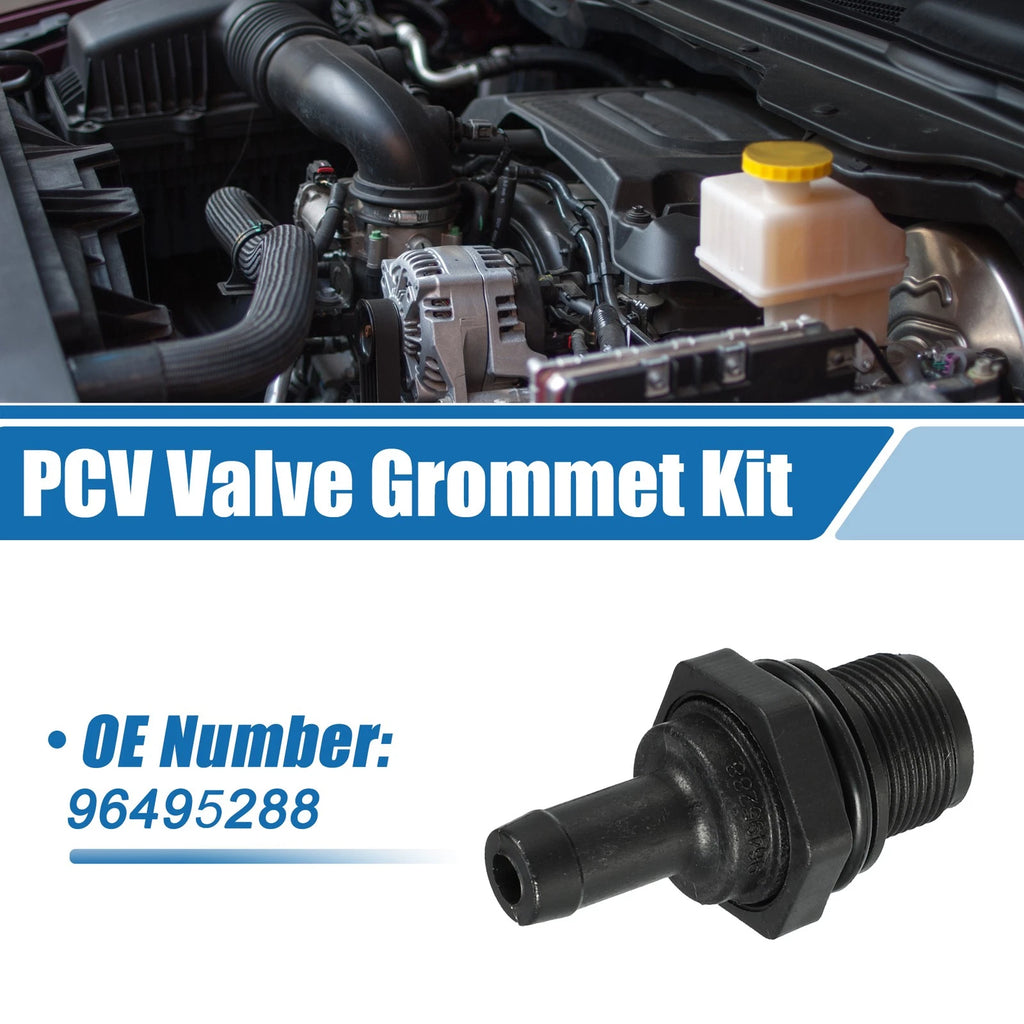 PCV Valve Replacement for Chevrolet Aveo (2004–2008) Black Exhaust Fittings