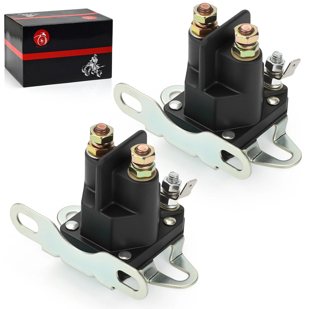 2 Starter Solenoid Relay for Polaris Indy Pro RMK Switchback Assault 800 (2014–2020) 4012358
