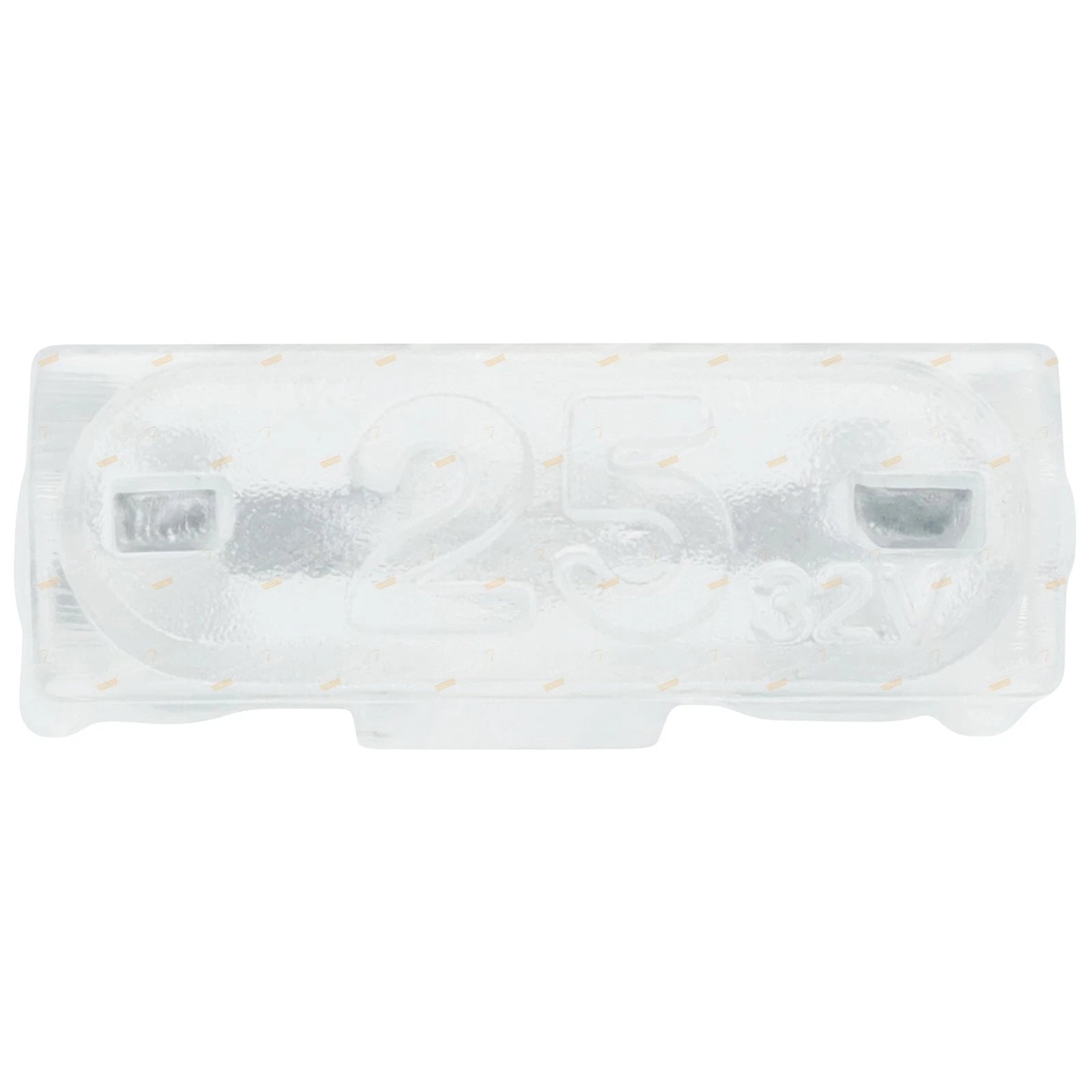 Pack of 100 Mini-Blade Fuses 25A for Universal Use (Clear)