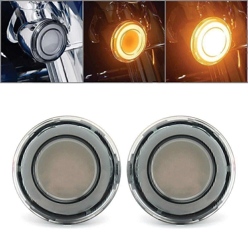 LED Front Turn Signal Light for Harley Dyna Sportster XL883 Touring (2014–2023)