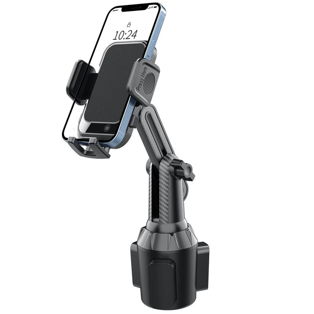 Mobile Phone Mount for Car Cup Holder with Non Slip Rubber
