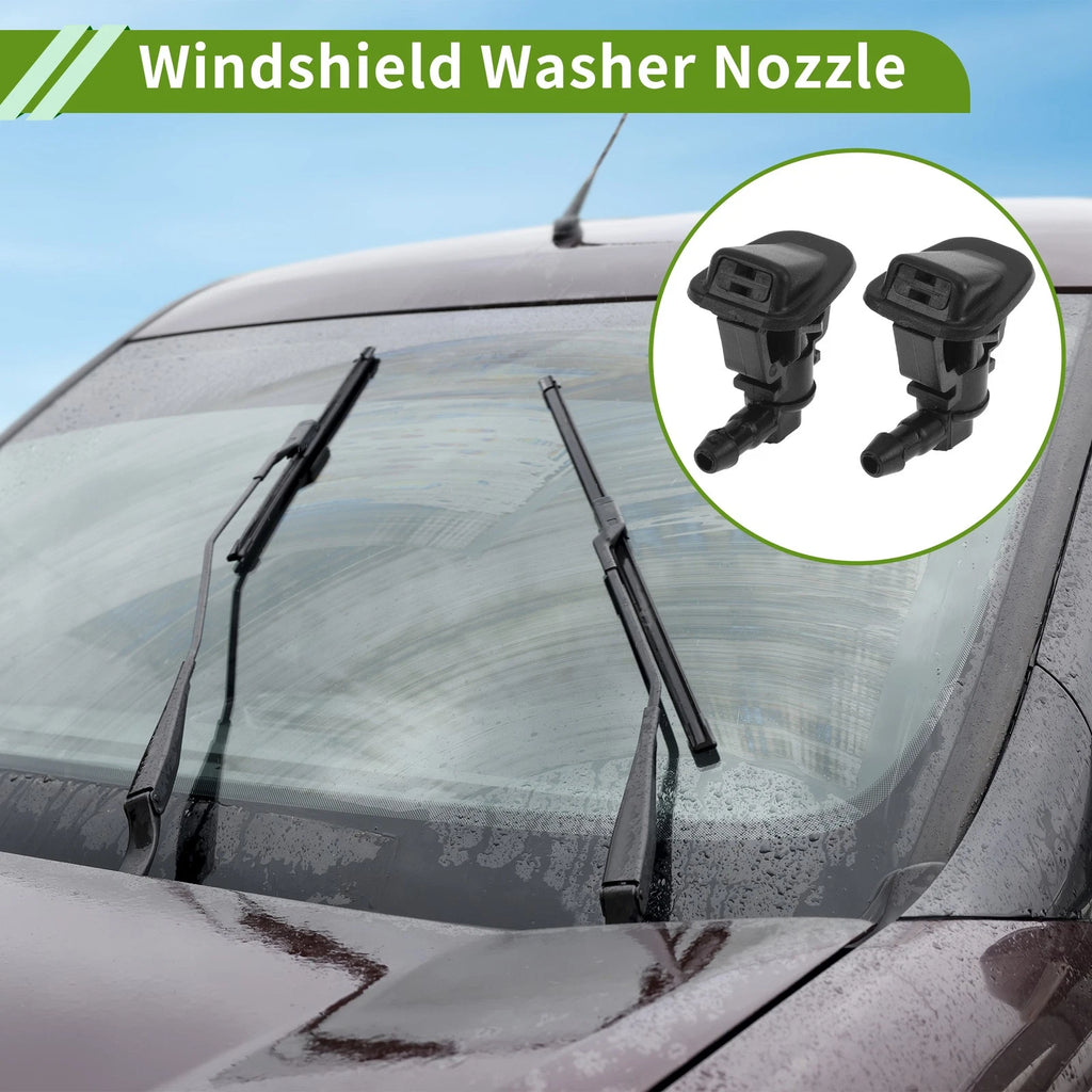 2X Front Windshield Washer Nozzle for Jeep Wrangler Gladiator (2018–2023) No.68293025AA