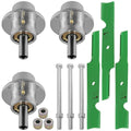 Deck Spindles with Blade and Bolt Kit for Scag SMZ-52 SSZ-18 (2018–2022)