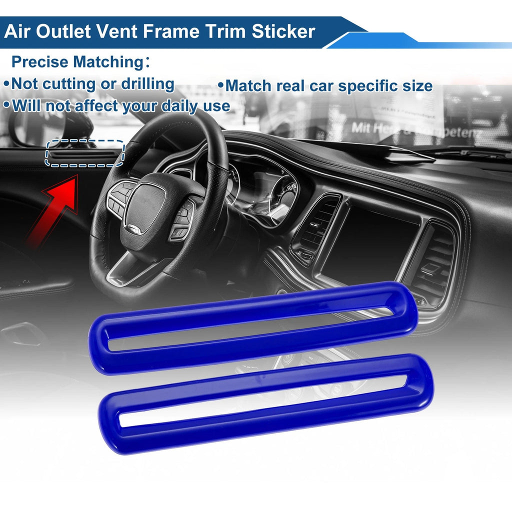 Air Condition Outlet Vent Trim Cover Frame for Dodge Challenger (2015–2023)