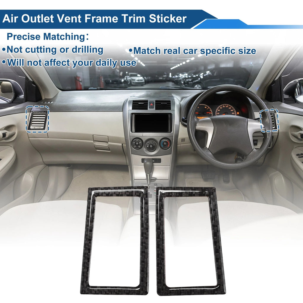 Air Conditioner Outlet Vent Trim Cover Frame for Toyota Corolla (2014–2018) Pair