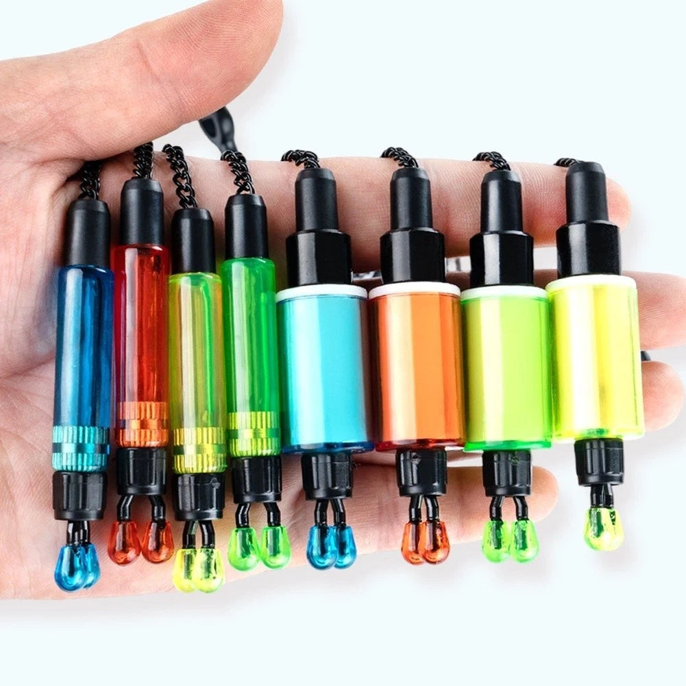Carp Bite Alarm Indicator with Glow Rod Slot and Adjustable Clip