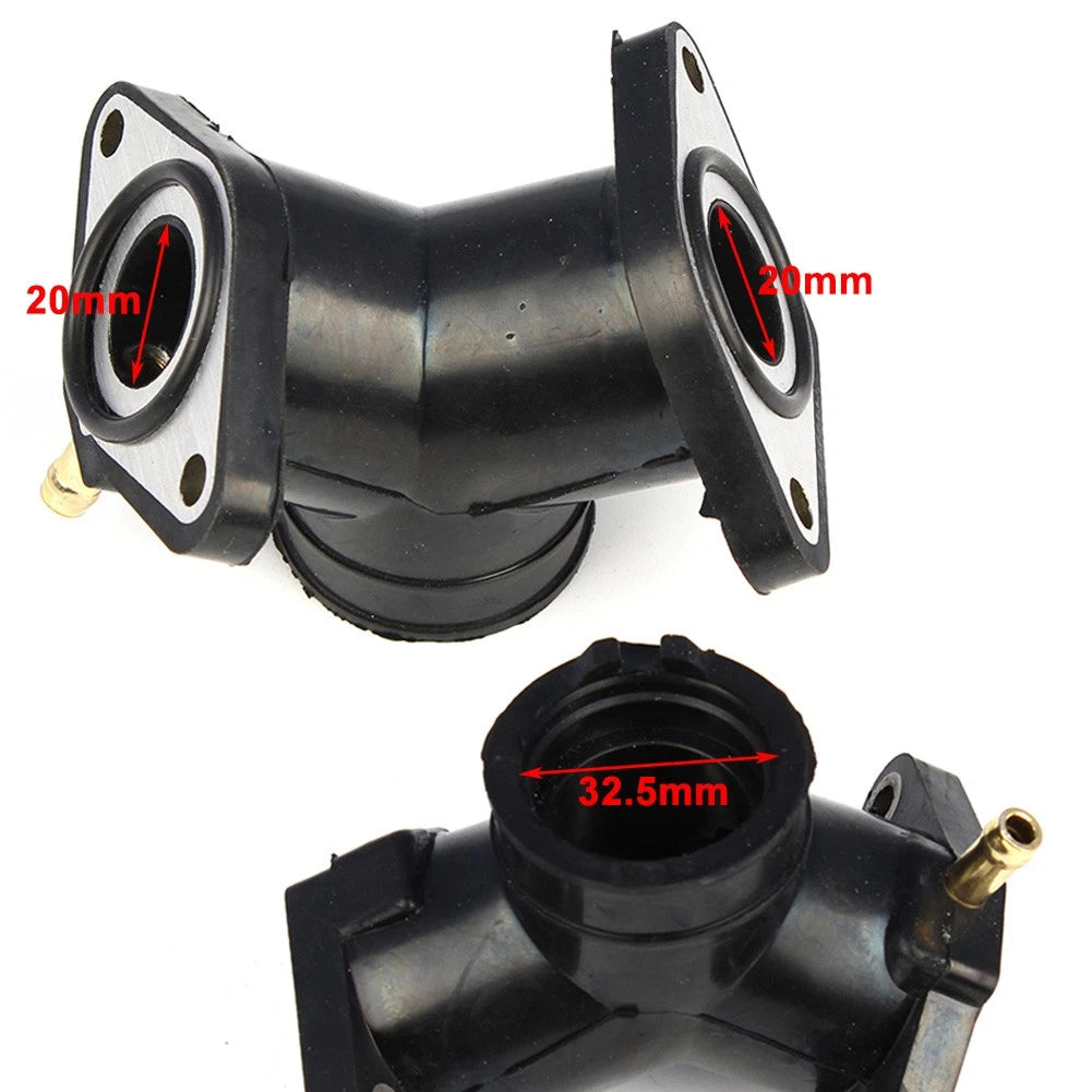Carb Holders Intake Manifold Boots For Yamaha XV250 Virago 1995-2007