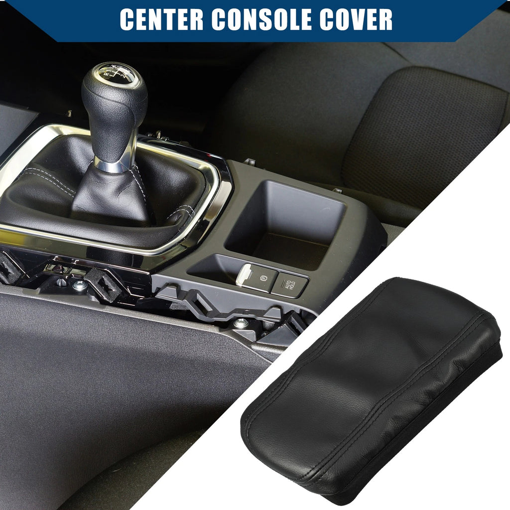 Center Console Armrest Cover for Volkswagen Jetta (2012–2018) Black