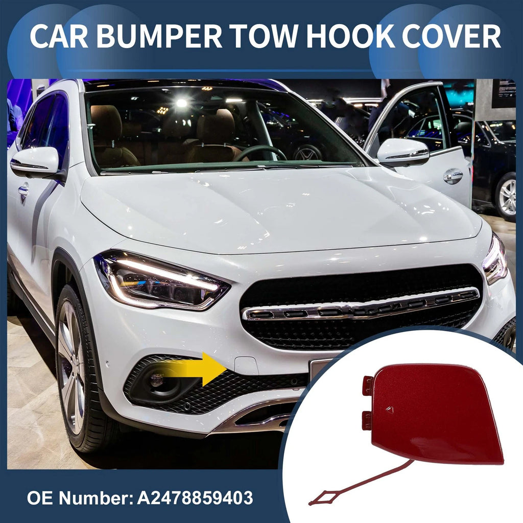 Front Right Bumper Tow Hook Cover Replacement for Mercedes-Benz GLA Class (2020–2024)
