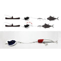 Disc Connector for Varied Running Depth (Fishing Trolling)