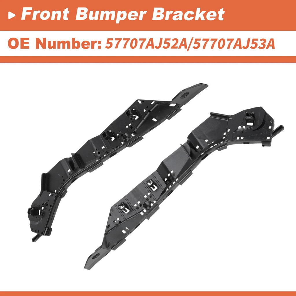 Bumper Bracket Replacement 1 Pair for Subaru Legacy Outback (2010–2014)