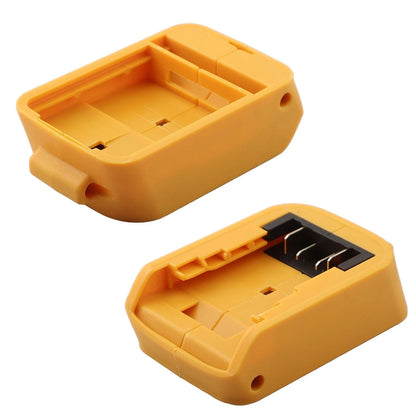 18V Battery Adapter with LED Light Dual USB Converter for DCB203 DCB200